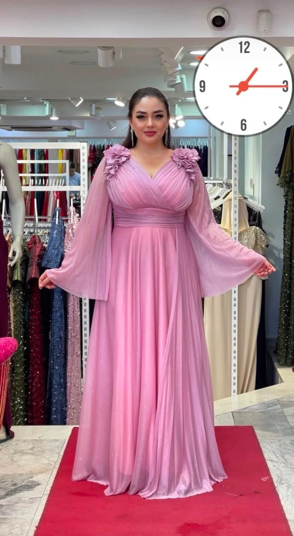 Robe sirène drapé à cap
